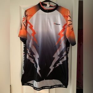 Sponeed Bicycle Cycling Jersey Adult Men's Size 3X Full Zip Short Sleeve